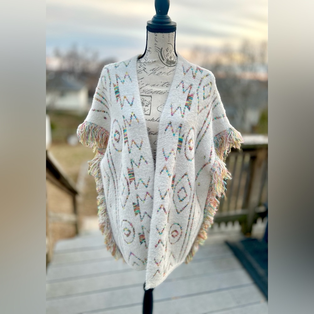 Poncho Cardigan Women's